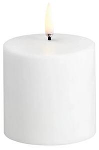 Reîncărcabilă LED Lumânare Stâlp 6,8x6,8 cm White Plain - Uyuni Lighting