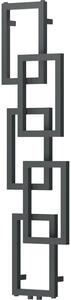 Mexen Grid, calorifer decorativ pentru baie 1360 x 390 mm, 349 W, grafit, W215-1360-390-00-66