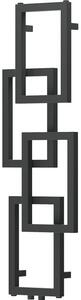 Mexen Grid, calorifer decorativ pentru baie 1115 x 360 mm, 279 W, grafit, W215-1115-360-00-66