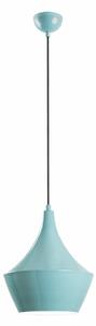 Lustra TOM, turcoaz, metal, 23x37-130 cm