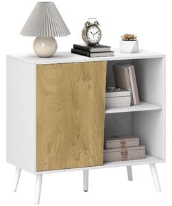 HOMCOM Dulap Modern Reglabil Alb | Aosom Romania