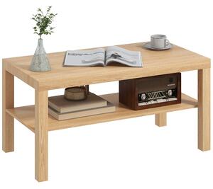 HOMCOM Tavă Cafea Modernă Noce 90x45 | Aosom Romania