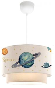 Lustra 241289, multicolor, material textil/metal, 30x70 cm