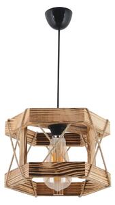Lustra HEXAGONAL, stejar, lemn, 29x64 cm