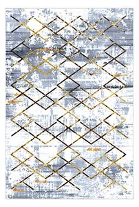 Covor M5026 - V2, 80x120 cm, forma dreptunghiulara, poliester, albastr