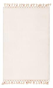 Covoras baie 1619, 50x75 cm, forma dreptunghiulara, acril, alb