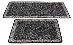 Set 2 covorase baie PAISLEY DJT, forma dreptunghiulara, poliester, neg