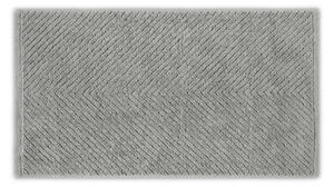 Prosop baie CHEVRON, gri, bumbac, 76x142 cm