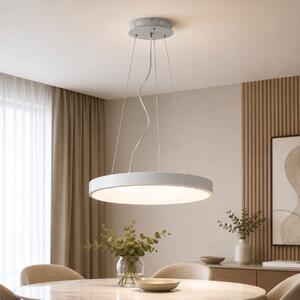 Pendul LED Erste LIND 65W, Diametru 60cm, Lumina Neutra 4000K, Design Industrial Gri Mat, Corp Iluminat Interior Modern pentru Birou sau Dining