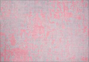 Covor FUNK CHENILLE, 75x150 cm, forma dreptunghiulara, roz, AL 99