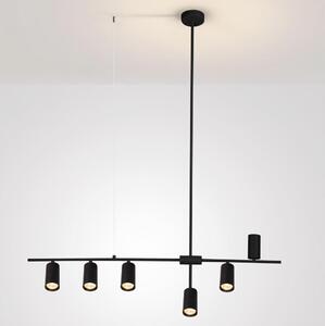 Brilagi - Lustră pe cablu CRANE 6xGU10/30W/230V, neagră