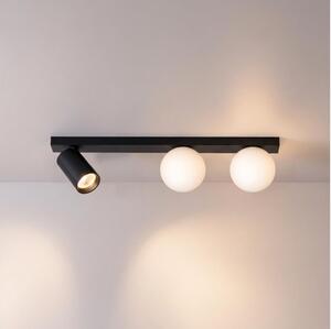 Brilagi - Spot aplicat SELE BALL 1xGU10/30W/230V + 2xG9/10W, negru