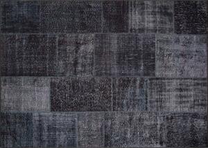 Covor JAZZ CHENILLE, 75x150 cm, forma dreptunghiulara, poliester, negr
