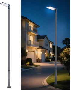 Brilagi-LED URBANLIGHT – Lampă de exterior pe stâlp cu cablu de 5 m, LED 200W/230V, antracit, IP65