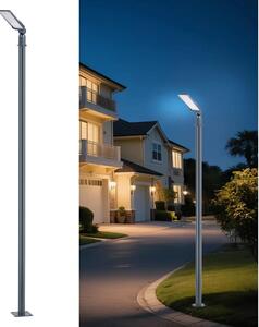 Lampă LED de exterior Brilagi URBANLIGHT, cu stâlp și cablu de 3 m, 50W/230V, antracit, IP65