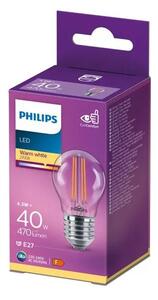 Bec LED VINTAGE Philips P45 E27/4,3W/230V 2700K