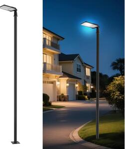 Brilagi-LED Lampă de exterior URBANLIGHT cu stâlp, 4 m, LED/100W/230V, negru, IP65