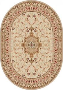 Covor Lotos 523, Bej Crem, Oval, 1800 gr mp Oval, 200 x 300