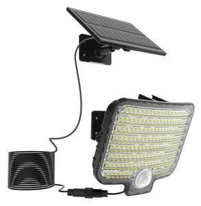 Proiector LED ALEX cu senzor și panou solar, 5,5W/3,7V, 1200 mAh, IP44