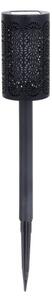 Set 4 buc. lămpi solare LED DECOR, 1,2 V, 150 mAh, 3000 K, 39 cm, IP44, negru