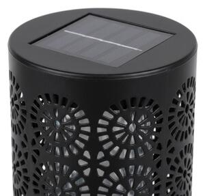 Set 4 buc. lămpi solare LED DECOR, 1,2 V, 150 mAh, 3000 K, 39 cm, IP44, negru