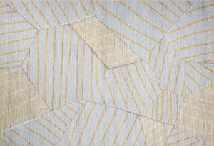 Covor FUNK CHENILLE, 75x150 cm, forma dreptunghiulara, poliester, galb