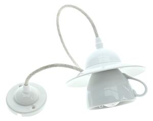 Bohemia-Design - Lustru din porțelan pe cablu 1xE27/60W/230V