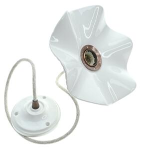 Bohemia-Design - Lustră din porțelan suspendată pe cablu 1xE27/60W/230V