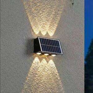 Aplica LED exterior 6W solara, perete, lumina automata