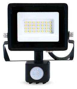 Nedis LLFLP16BLK - Proiector LED cu senzor de mișcare și senzor crepuscular, 20W, 230V, IP44