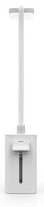 Nedis LTLR10WT - Lampă de birou cu clemă, LED reîncărcabilă cu dimmer tactil, 5W/1200 mAh, albă