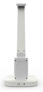 Nedis LTLRC10WT - Lampă LED reîncărcabilă, reglabilă, cu display 7,5W/1200 mAh 3000/4000/5700K albă