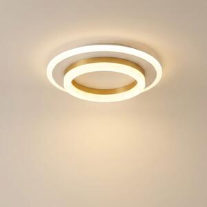 Lustra LED tavan RING aurie 50W, echivalent 200W, lustra rotunda aurie eleganta