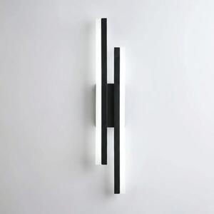 Aplica LED 24W neagra, pentru perete si tavan, design minimalist, echivalent 150W