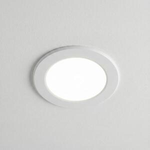 Spot LED incastrat ECO 6W rotund alb, 100mm, alb rece, pentru tavan rigips