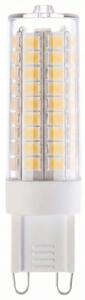 Bec LED G9, 9W, Corp Ceramic, echivalent 60W, ALB rece