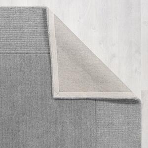 Covor Textured Wool Border GREY MARL 120X170 cm, Flair Rugs