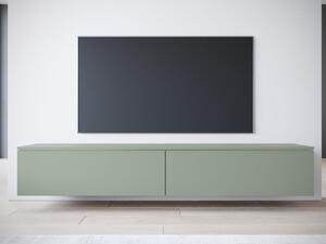 Masă TV + dulap Dilune 180 (verde cețos) (fără iluminare). 1158207