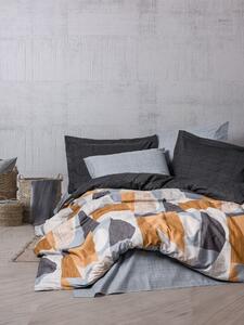 Set lenjerie pat 129CTN4643, bumbac, multicolor, 180x240 cm, cu cearce