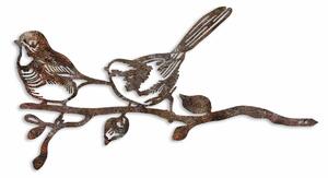 Decoratiune gradina 565TNL1312, maro, metal, 50x26 cm