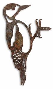 Decoratiune gradina 565TNL1309, maro, metal, 18x30 cm