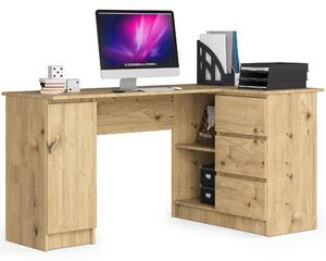 Masă PC de colț Bevin (Stejar artisan) (D). Promo -19%. 1152067