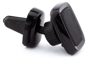 Suport magnetic de telefon pentru grila de ventilație auto, negru