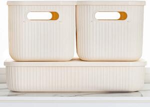 Set organizatoare 241397, crem, plastic