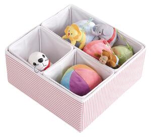 Set 4 organizatoare YLC421, roz, bumbac/poliester