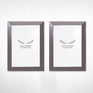 Set 2 rame foto 628DTR1139, crom, plastic, 15x21 cm