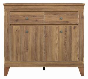Comoda stejar auriu Bergen, 110X47X98 CM