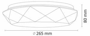 Plafonieră LED pentru baie GALAXY LED/12W/230V