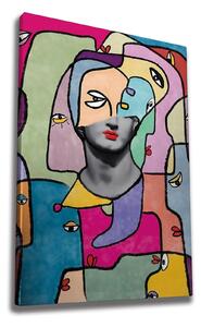 Tablou WY212, multicolor, panza, 50x70 cm