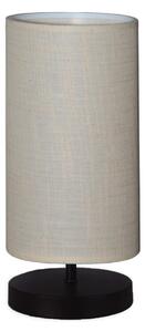 Veioza AYD-2900, gri/negru, material textil/lemn, 15x30 cm